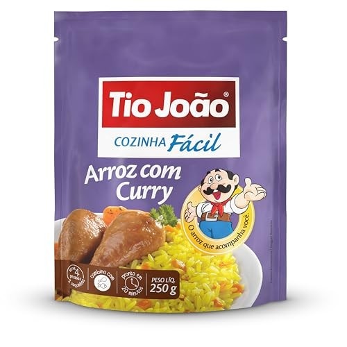 Tio João Cozinha fácil Arroz com Curry - 250g