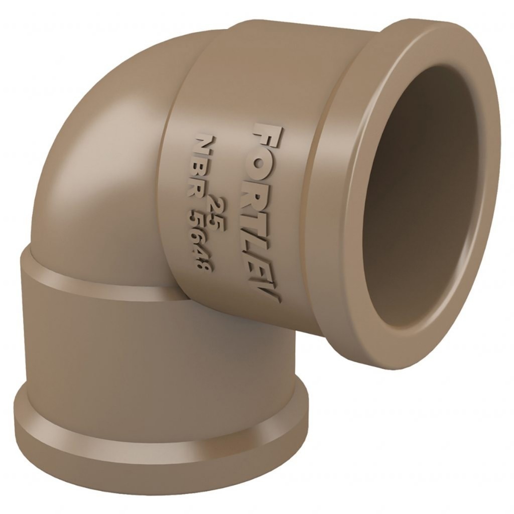 Joelho 90º 40mm Fortlev: Kit com 10 - Vedação Total!