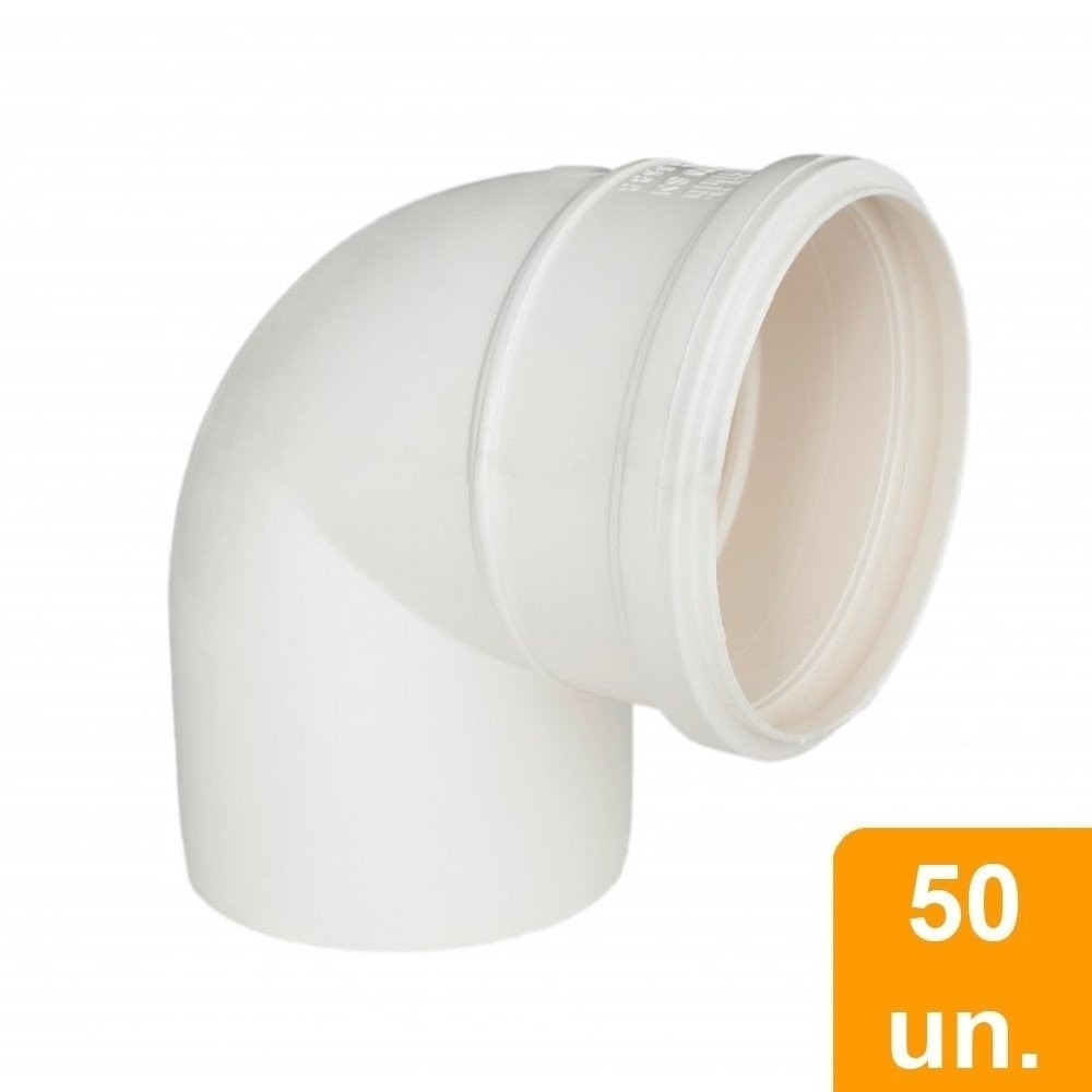 Joelho 90º Esgoto 40mm: 50 Unidades para sua Obra!