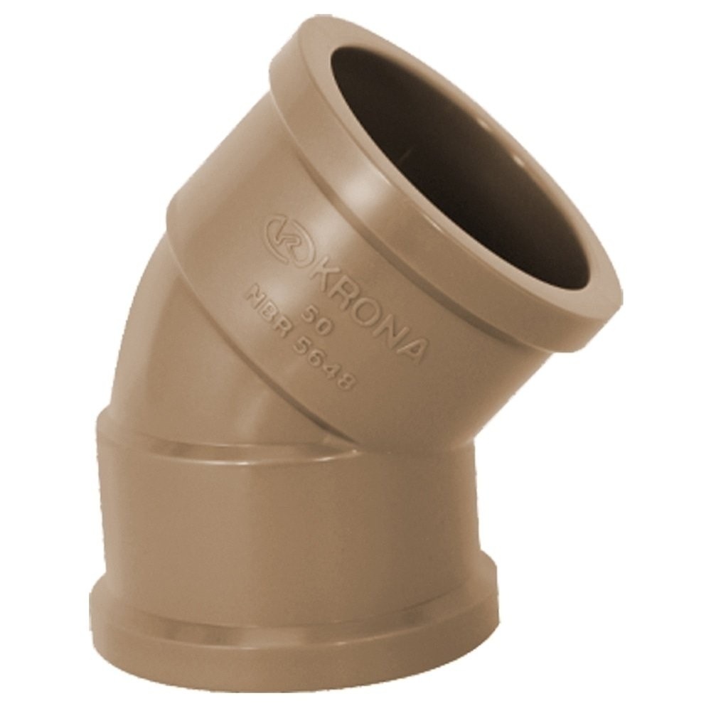Joelho Soldável 45° Krona 25mm: 50 Unidades