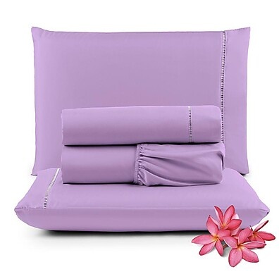 Jogo Cama Lençol Unique Queen 400 Fios Lilás – Conforto e Elegância
