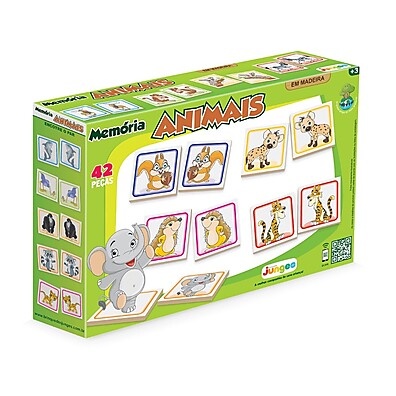 Jogo da Memória Animais: Diversão Educativa!