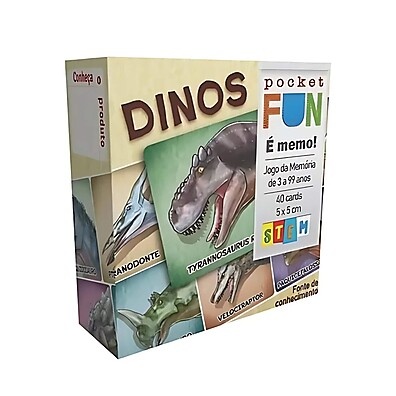 Jogo da Memória Dinos: Aprenda Nomes Científicos!