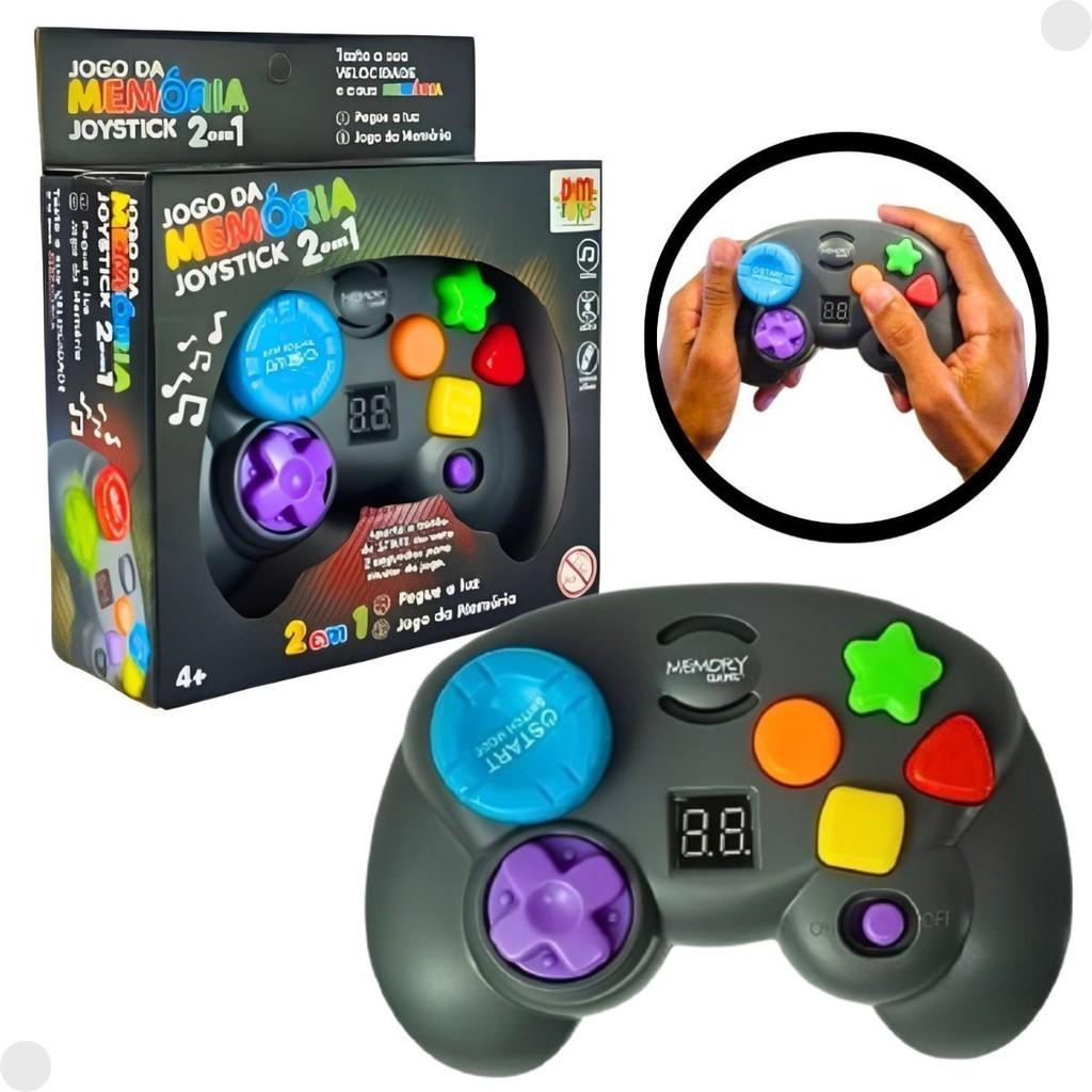 Jogo da Memória Joystick: Diversão com Luz e Som!