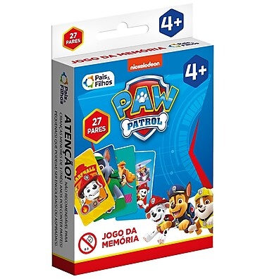 Jogo da Memória Patrulha Canina com 27 Pares – Diversão e Aprendizado!