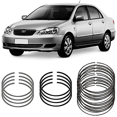 Jogo de Anéis STD para Corolla 1.8 2001-2007 – Alta Performance