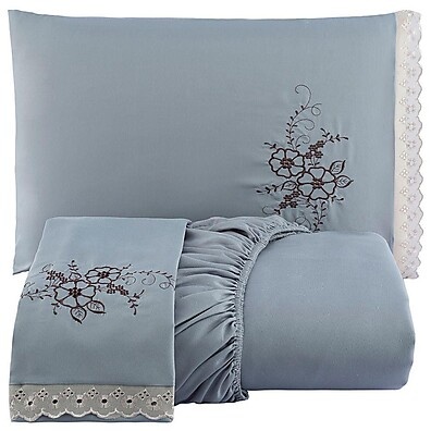 Jogo de Cama Casal Bordado: Conforto e Elegância!