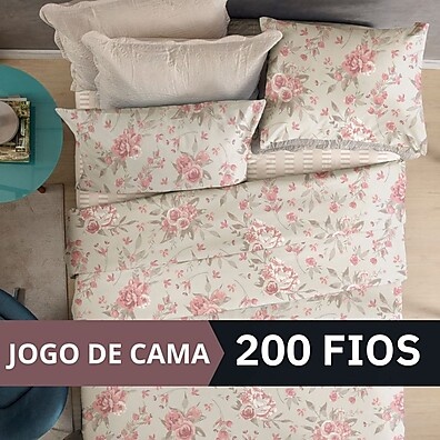 Jogo de Cama Microtec Corttex 4 Peças: Conforto e Estilo