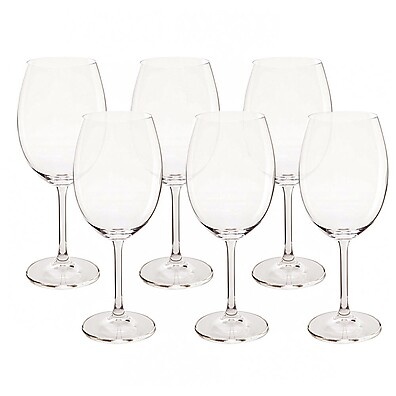 Jogo de Taças Bohemia Cristal 6 Peças 580ml – Elegância em Cada Gole