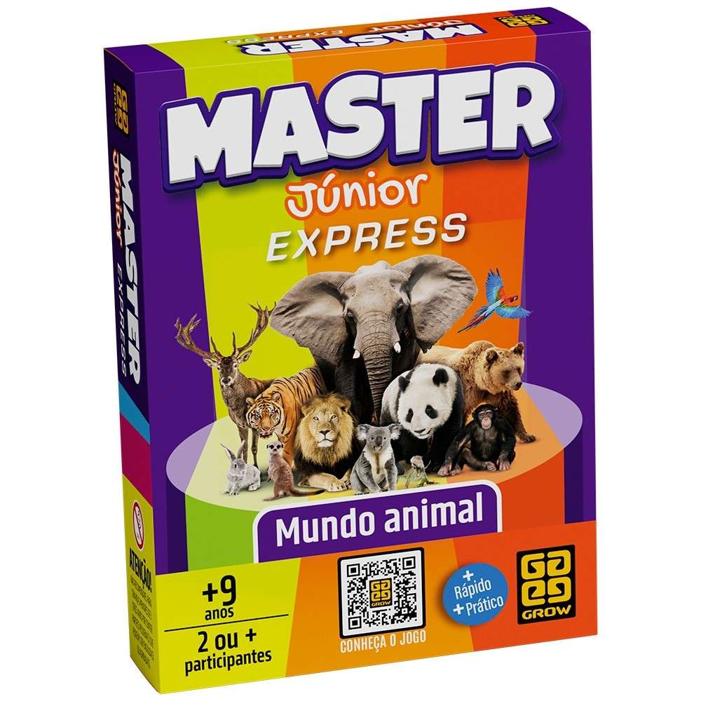 Jogo Master Júnior Express: Descubra o Mundo Animal!