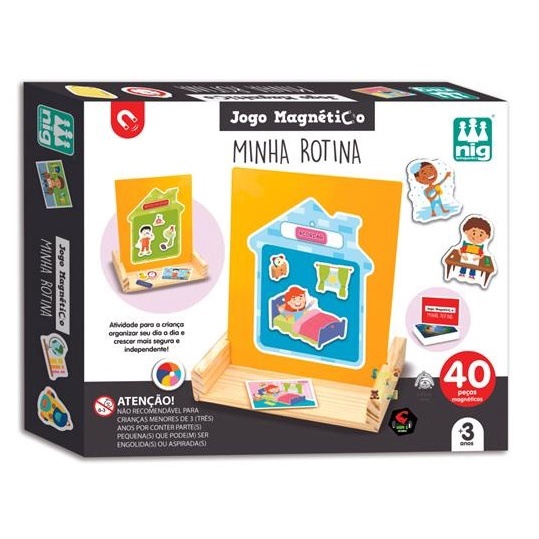 Jogo Minha Rotina Magnética: Aprender Brincando!