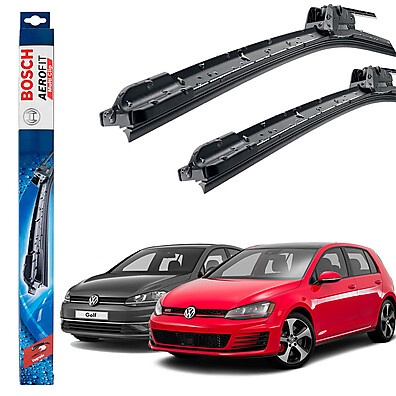 Jogo Palheta Dianteira Bosch Golf 2013 a 2021 – Limpeza Perfeita e Segura