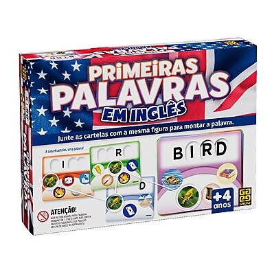 Jogo Primeiras Palavras em Inglês: Aprender Brincando!
