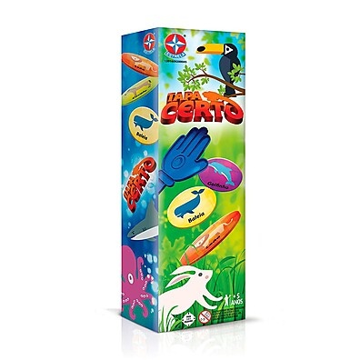 Jogo Tapa Certo Animais - Diversão Rápida em Família!