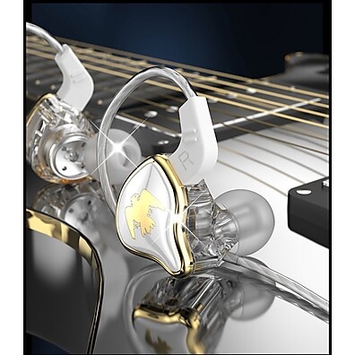 Fones QKZ AK6 Ares: Som HIFI e Redução de Ruído para Esportes e Jogos