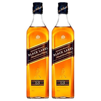 Johnnie Walker Black Label: Kit 2x 750ml