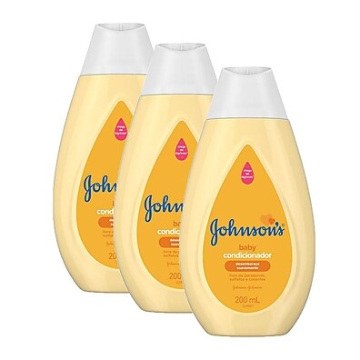Johnson's Baby: Kit 3 Condicionadores 200ml