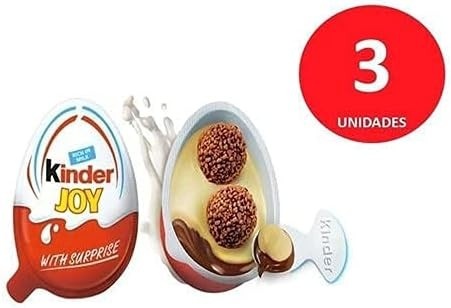 Kit C/3 Kinder Joy 20g