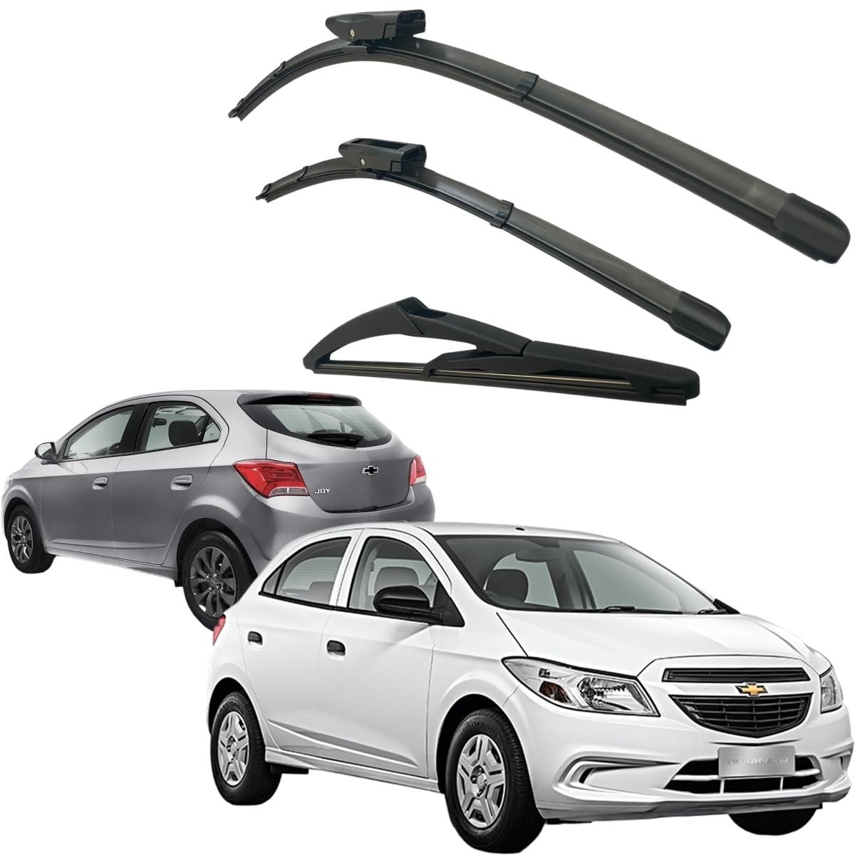 Kit 3 Palhetas Limpador Parabrisa Chevrolet Onix Joy (2019-2022) - Visibilidade e Segurança Garantidas!