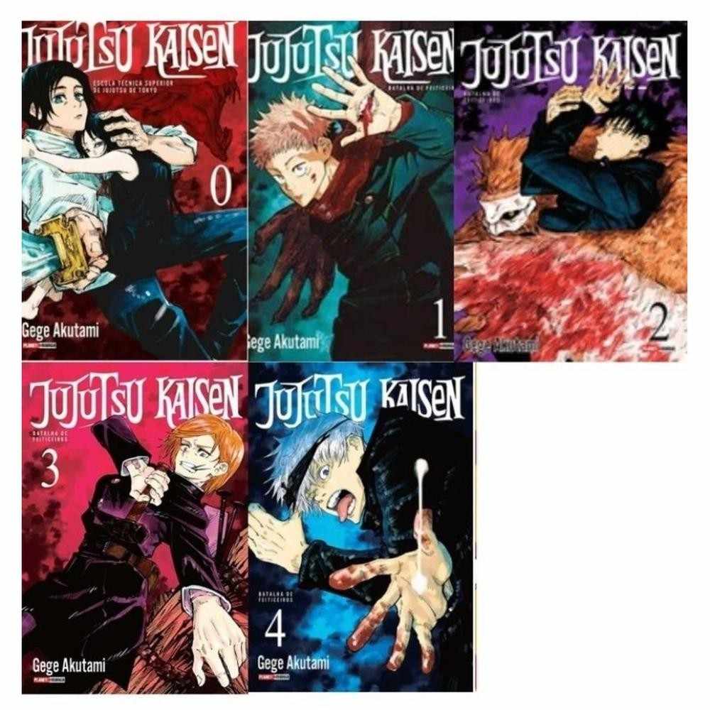 Jujutsu Kaisen: Kit Volumes 0-4 - Ação e Mistério!