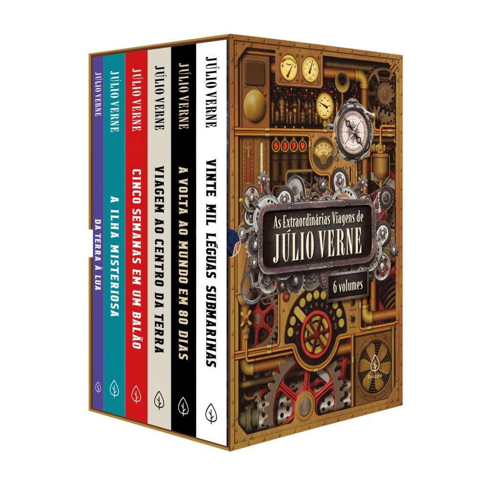 Júlio Verne: Box com 6 Livros Inesquecíveis