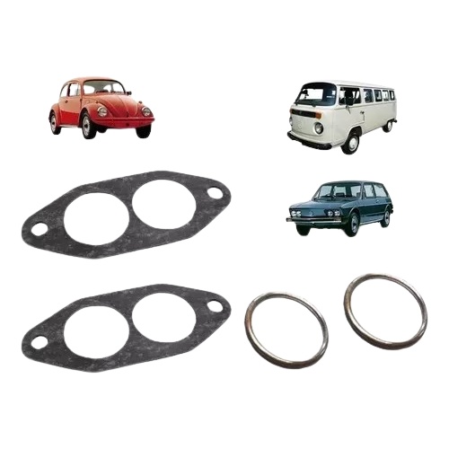 Juntas Coletor Admissão: Kit Fusca, Kombi e Brasília