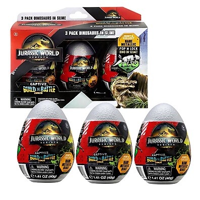 Jurassic World Captivz: 3 Ovos de Dinossauros!