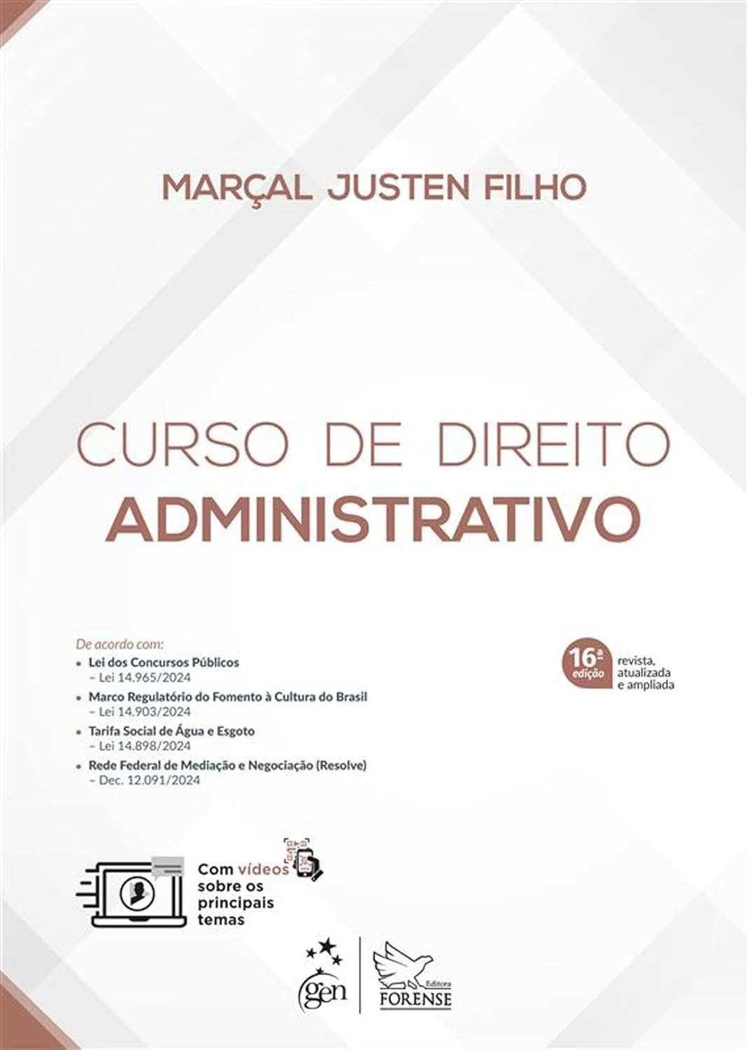 Curso de Direito Administrativo 16ª Edição 2025: Domine a Legislação e Jurisprudência Atualizada