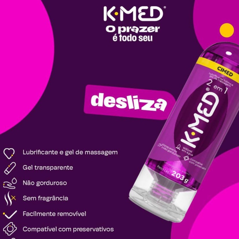 K-Med Joy 2 em 1: Prazer e Massagem