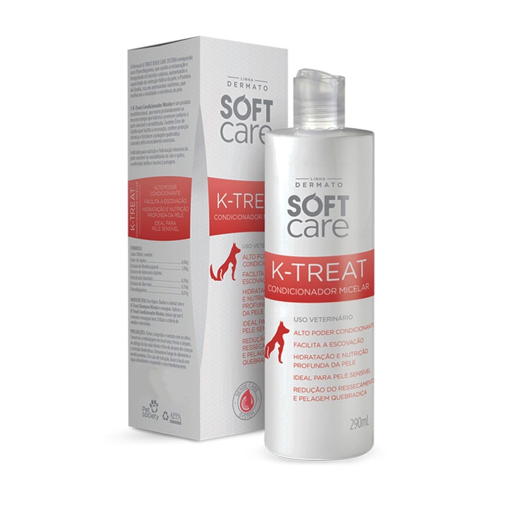 K-Treat Soft Care: Hidratação Micelar para Cães e Gatos