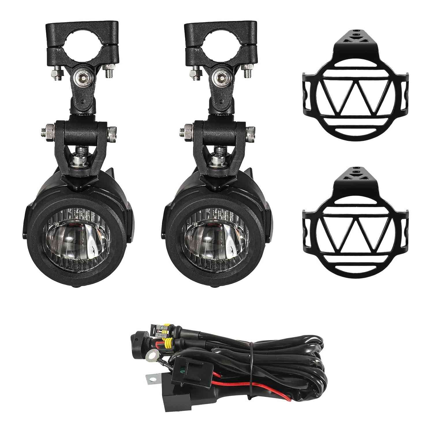 Faróis de Neblina LED Moto BMW R1200GS ADV F800GS K1600 - 40W 6000K Luz Auxiliar Potente