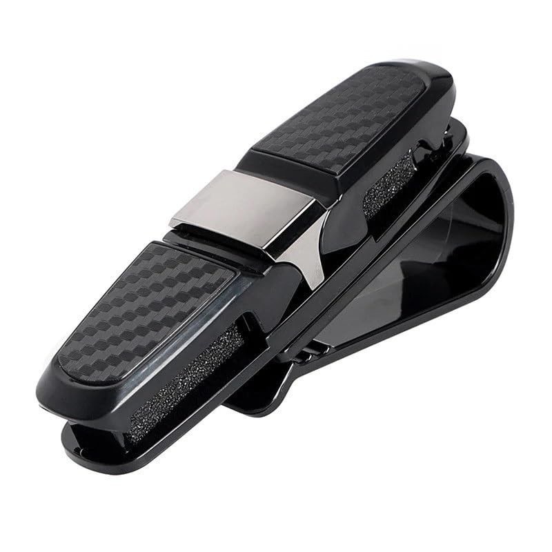 Suporte Veicular Karbox: Porta Óculos e Clip para Celular - Preto/Fumê 9,7cm