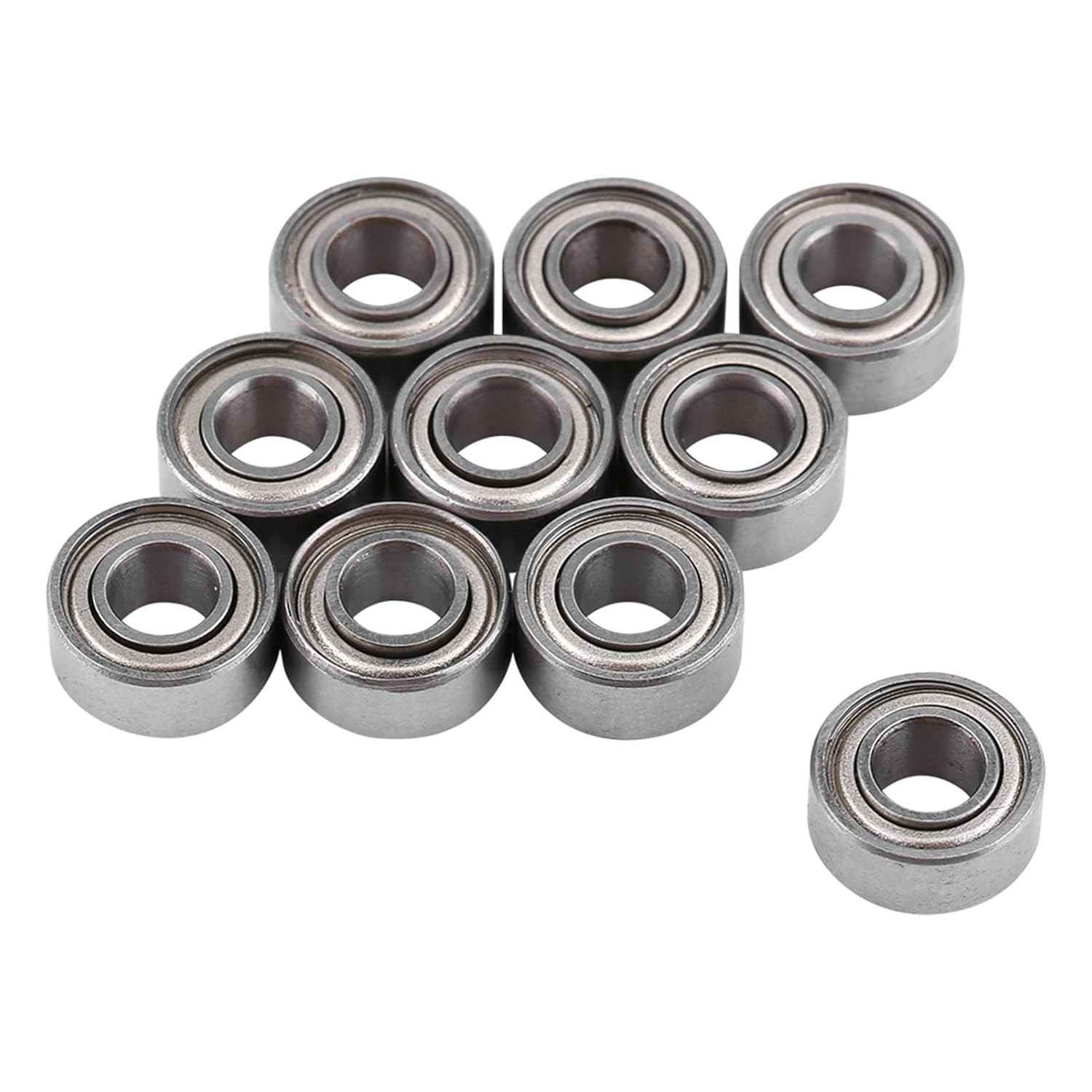 Karlak 10x Rolamento Esfera Duplo 5x11x5mm - Precisão para Impressoras 3D e Drones!