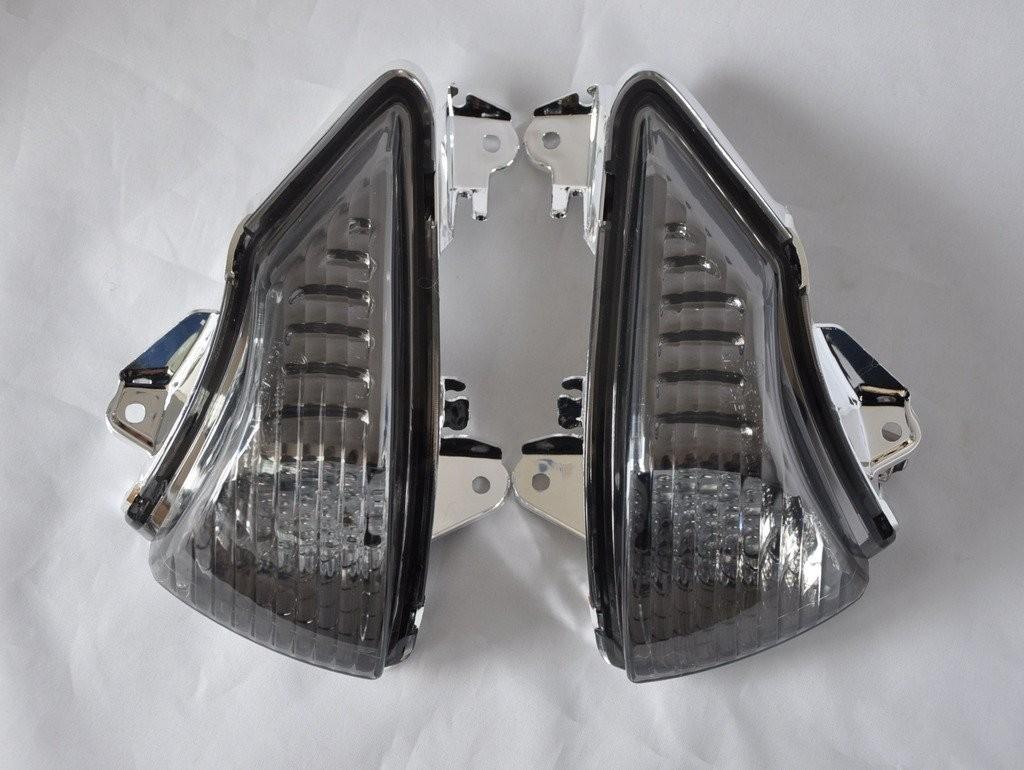 Luzes de Seta LED Fumê Topzon para Kawasaki ZX-10R: Iluminação e Estilo Premium