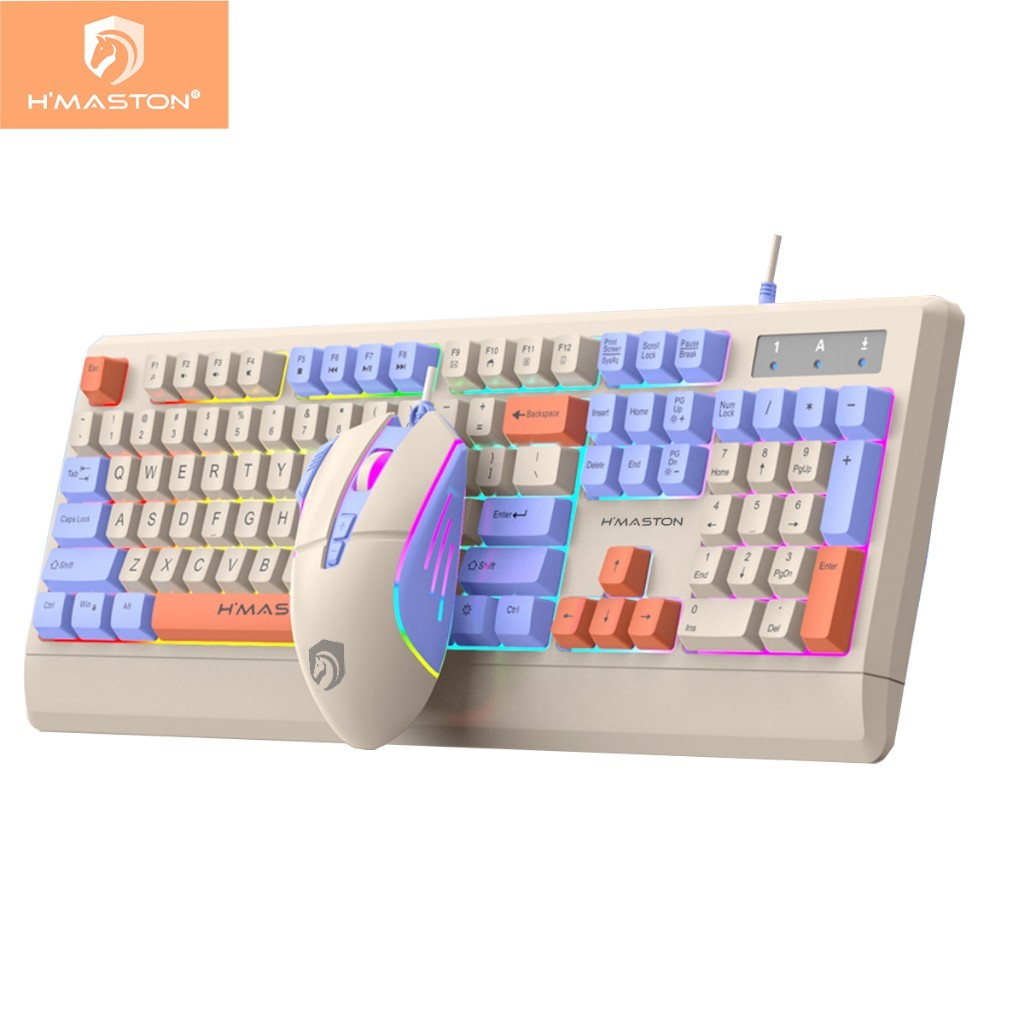 KB715: Kit Teclado Gamer RGB + Mouse de Alta Precisão