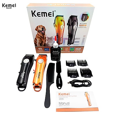 Kemei 1596: Máquina de Tosa Profissional