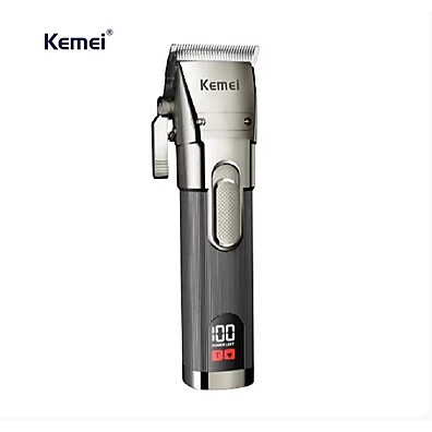 Kemei 1896: Máquina de Corte Profissional 2 Velocidades