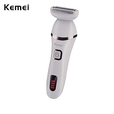Kemei: Depilador Elétrico Recarregável – Pele Lisa Sem Dor!