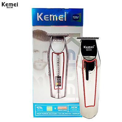 Kemei KM-034: Máquina de Acabamento Sem Fio com 5W de Potência
