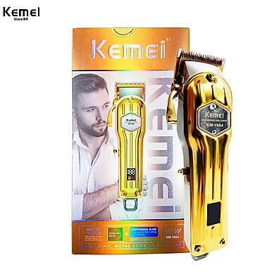 Kemei KM-1984: Máquina de Cortar Cabelo Recarregável