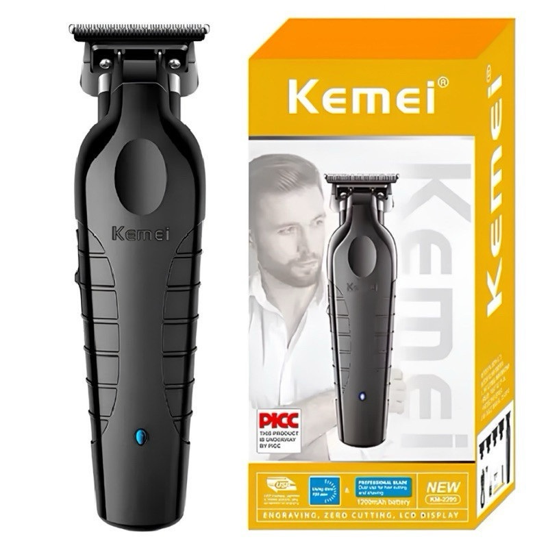 Kemei KM-2299: A Máquina de Barbear Profissional que Transforma Seu Corte