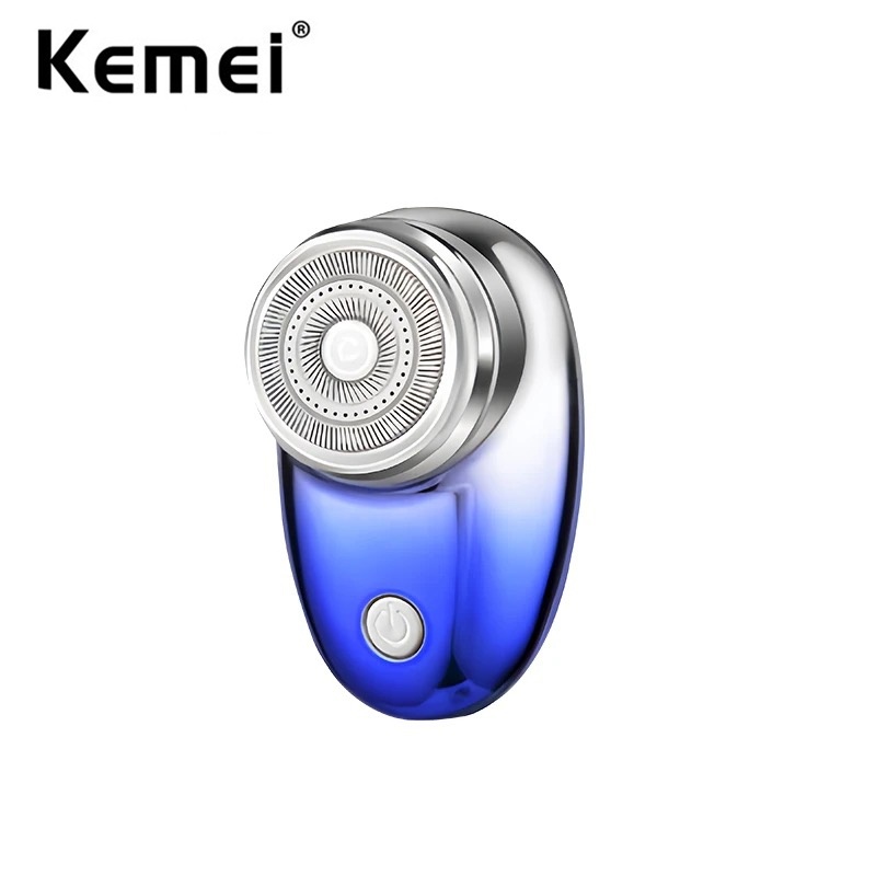 Kemei Mini Shaver: Barbear Portátil e Prático
