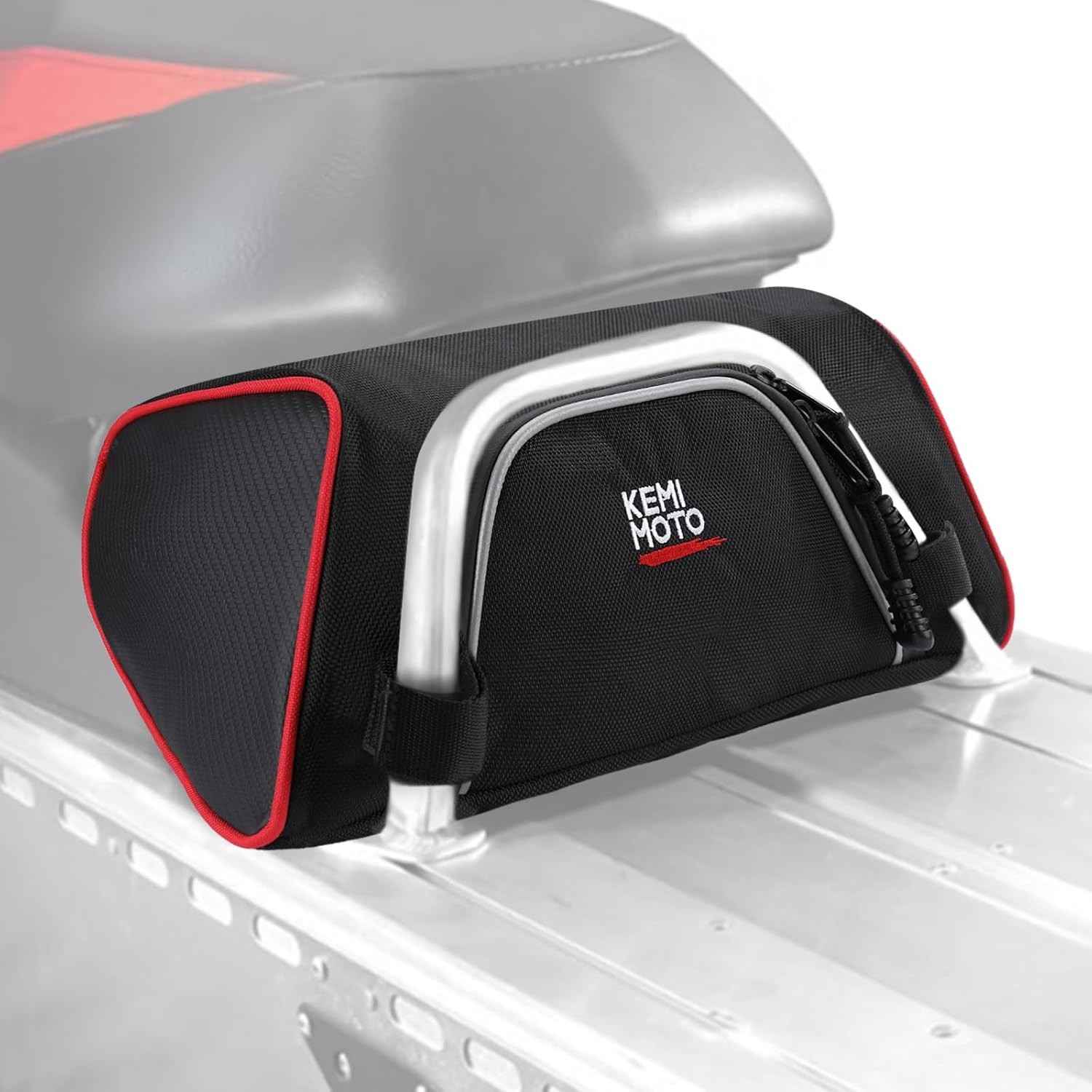 Bolsa Térmica KEMIMOTO 1680D para Motos de Neve: Mantenha Seu Lanche Quente e Seus Pertences Secos!