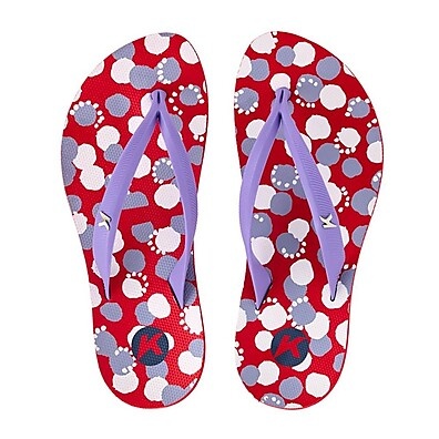 Kenner Ibiza Polka: Conforto e Estilo em Vermelho