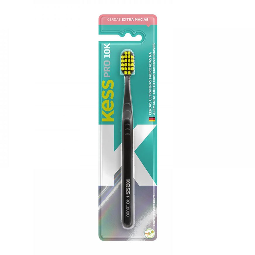 Kess Pro 10K: Escova Dental Extra Macia + Capa