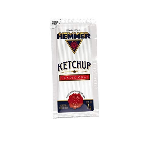 Ketchup Hemmer com 190 sachês de 7g