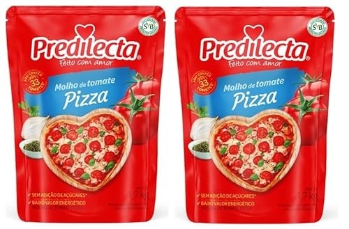 Molho de tomate para pizza Predilecta sem glúten em sachê 1.7 kg (2)
