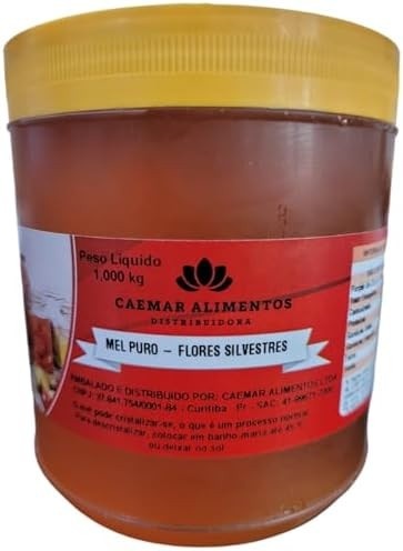 Mel Puro 100% Natural sem Conservantes - 1 Kg - Flores Silvestres