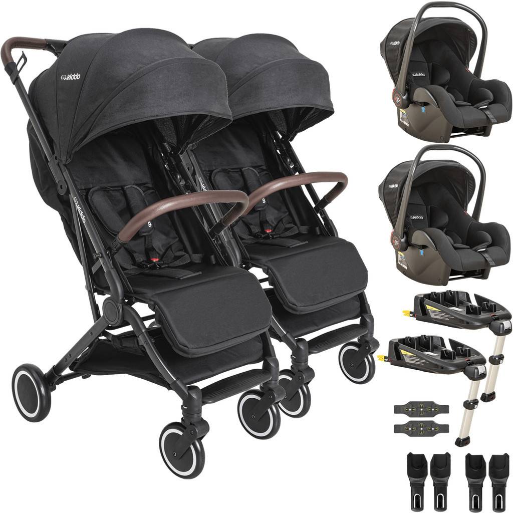 kiddo-sprint-ii-carrinho-gemeos-bebe-conforto-isofix