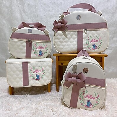 Bolsa Maternidade Elefante: Kit Personalizado Dilô Kids 🐘